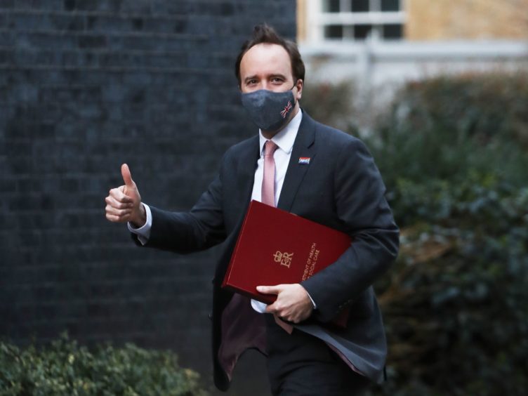 Health Secretary Matt Hancock (PA)