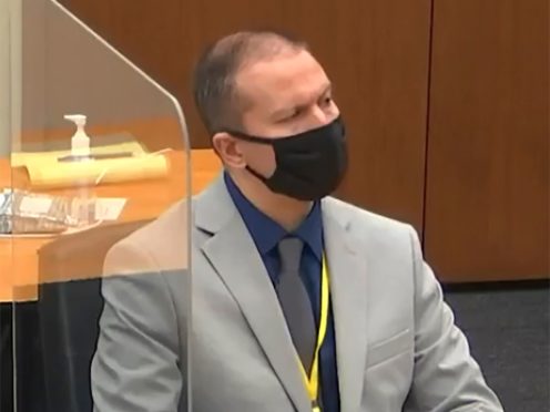 Derek Chauvin (Court TV, via AP, Pool)