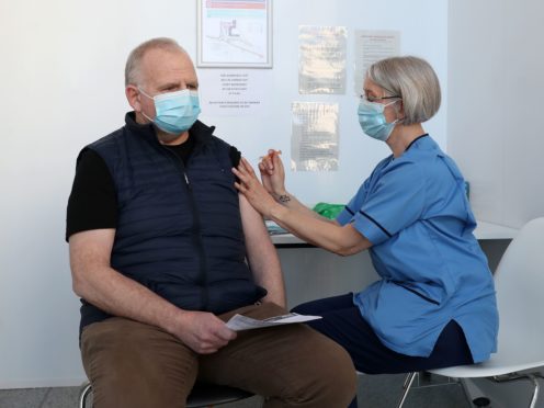 The vaccination rollout in the Republic has lagged behind that in Northern Ireland (Andrew Milligan/PA)