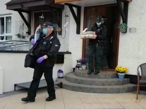 Officers in the Carrickfergus area (NCA/PA)