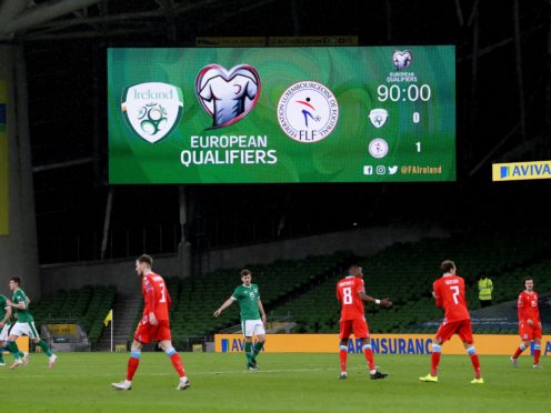 The Republic of Ireland are looking to bounce back from their 1-0 World Cup qualifier defeat by Luxembourg (Brian Lawless/PA)