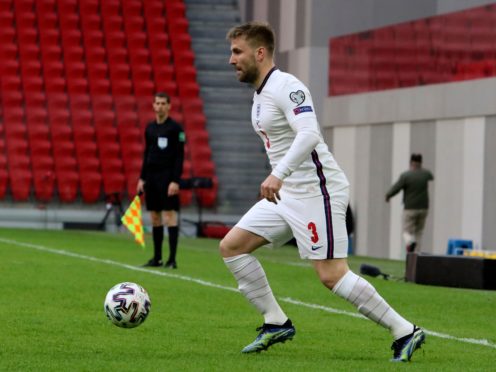 Luke Shaw looks to grab his chance to make this summer’s rearranged Euros (Hektor Pustina/AP)