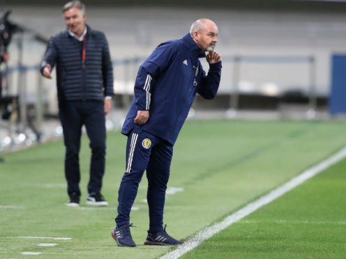 Steve Clarke saw his side claim another draw in Israel (Ariel Schalit/AP)