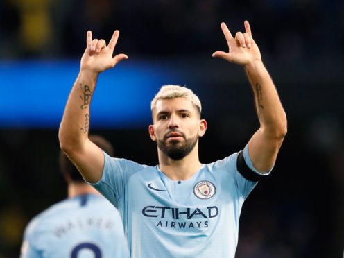 Sergio Aguero will leave Manchester City in the summer (Martin Rickett/PA)