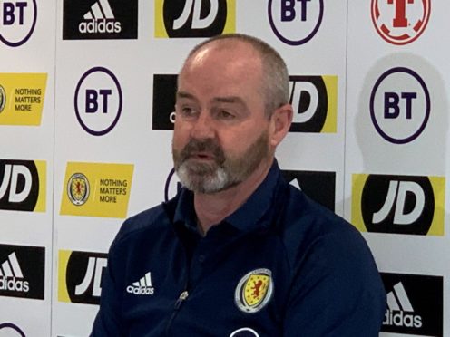 Steve Clarke wants to keep the feel good factor with Scotland (Ronnie Esplin/PA)