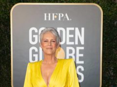Jamie Lee Curtis was among the stars posing for pictures at the Golden Globes (HFPA/PA)