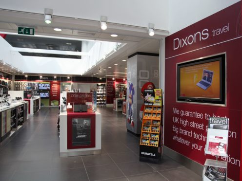 A Dixons Travel shop (Dixons/PA)