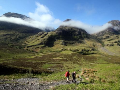 People are being urged to respect nature as they enjoy the Scottish countryside (Andrew Milligan/PA)