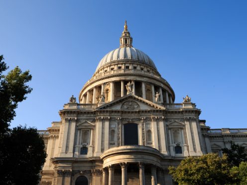 The memorial will be built in St Paul’s Cathedral (John Walton/PA Archive)