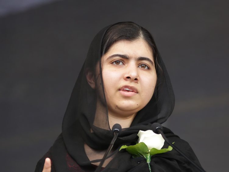 Malala Yousafzai has urged the PM to restore aid spending (Daniel Leal-Olivas/PA)