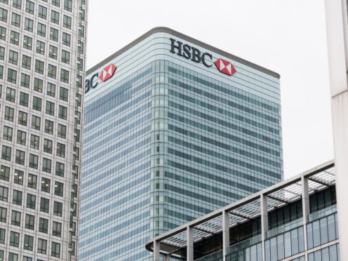 HSBC will scrap its executive floor and have hotdesking throughout (Matt Crossick/PA)