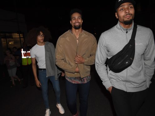 Ashley Banjo with members of Diversity (Stefan Rousseau/PA)