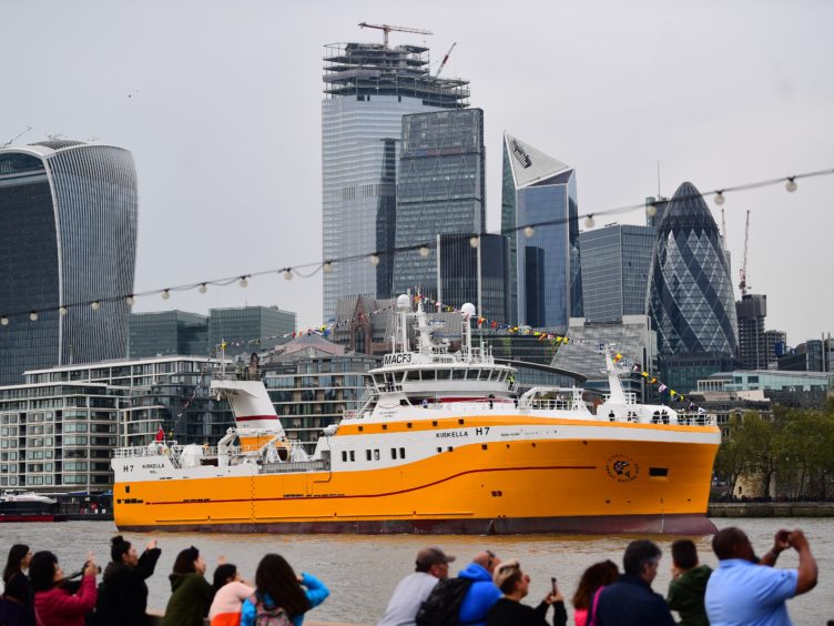 The Kirkella fishing trawler (Victoria Jones/PA)