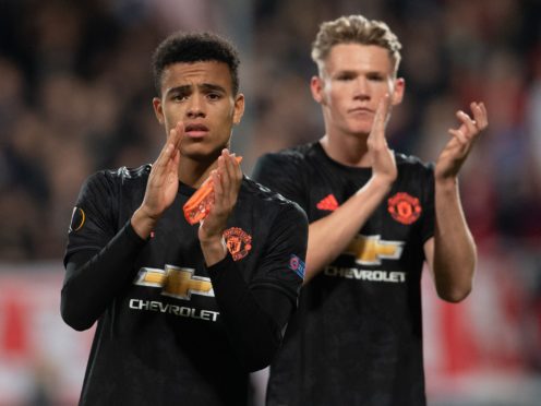 Scott McTominay, right, has hailed Manchester United team-mate Mason Greenwood (Joe Giddens/PA)