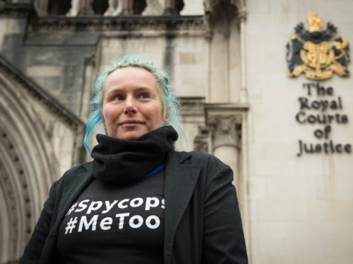 Kate Wilson arrives at the Royal Courts of Justice in London for her High Court hearing over undercover police relationships (Stefan Rousseau/PA)