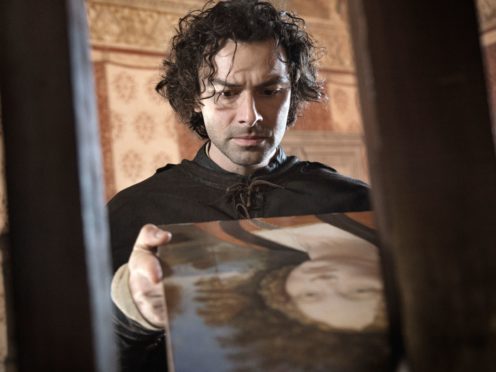 Aidan Turner playing Leonardo Da Vinci (Angelo Turetta/PA)