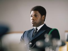 John Boyega as police officer and anti-racism reformer Leroy Logan in Sir Steve McQueen’s anthology series Small Axe (BBC/PA)