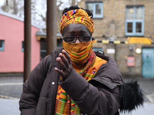 Rosamund Kissi-Debrah outside Southwark Coroner’s Court (Kirsty O’Connor/PA)