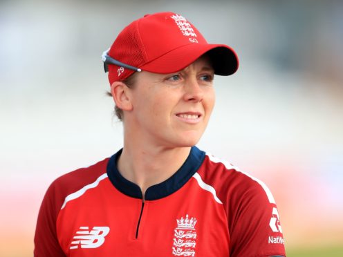 Heather Knight says England will target Commonwealth Games success (Mike Egerton/PA)
