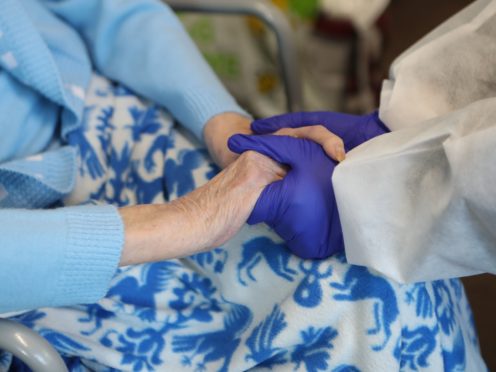 Care home residents will be able to leave their home for ‘low risk’ visits without having to self-isolate for 14 days on their return, the Government has said after being threatened with legal action (Danny Lawson/PA)