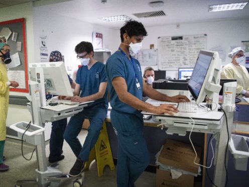 The number of people in England waiting to begin hospital treatment rose to a record 4.7m in March (Victoria Jones/PA)