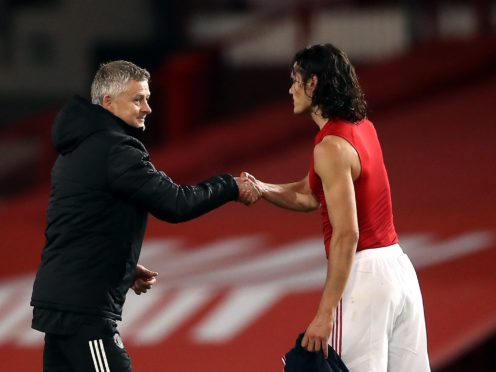 Manchester United manager Ole Gunnar Solskjaer is keen to keep Edinson Cavani (Martin Rickett/PA)