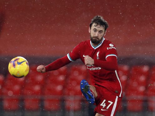 Liverpool’s Nat Phillips is not fit to face Newcastle (Phil Noble/PA)