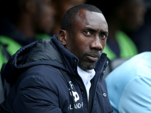 Jimmy Floyd Hasselbaink admits his side are nearly safe (Steve Paston/PA)