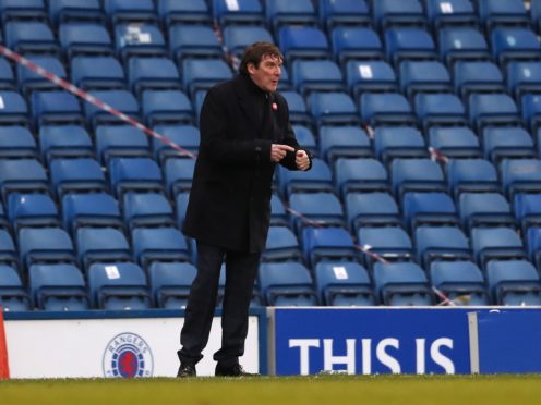 Kilmarnock manager Tommy Wright was unhappy with referee Don Robertson (Andrew Milligan/PA)
