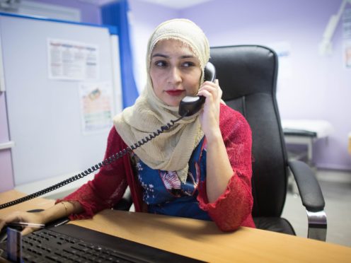 Dr Farzana Hussain at The Project Surgery in East London (Stefan Rousseau/PA)
