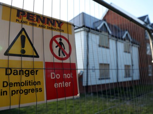 The former home of Novichok victim Charlie Rowley (Andrew Matthews/PA)