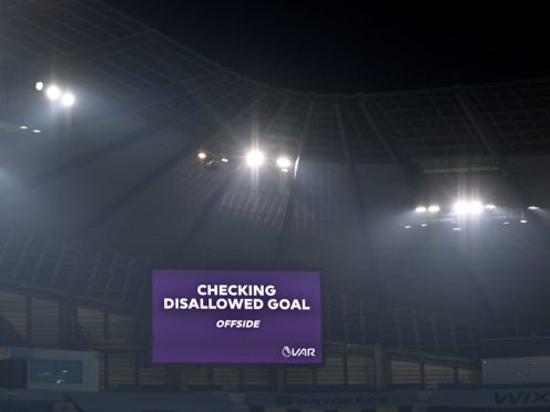 VAR checking offside decisions has often been a lengthy process (Paul Ellis/PA)