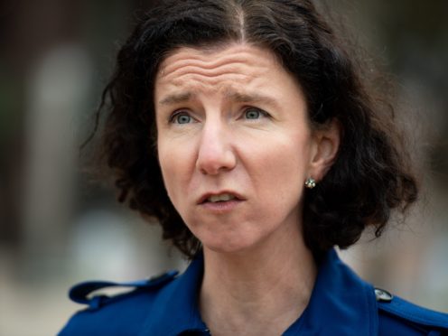 Shadow Chancellor Anneliese Dodds will ask an urgent question about the Cameron/Greensill lobbying in Parliament on Tuesday (Jacob King/PA)