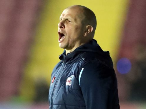 Scunthorpe manager Neil Cox has a long injury list to contend with ahead of Walsall’s visit (Danny Lawson/PA)