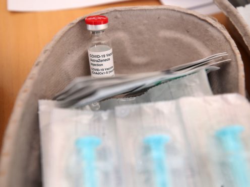 The Oxford/AstraZeneca coronavirus vaccine (Nick Potts/PA)