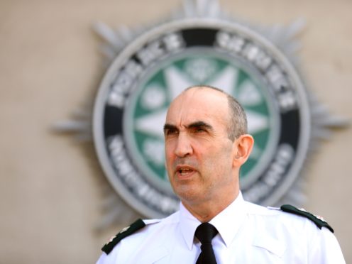 Chief Superintendent Simon Walls speaks to the media at police headquarters in Belfast. on Saturday (Peter Morrison/PA)