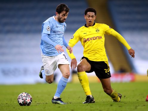 Manchester City and Borussia Dortmund will be back in action on Wednesday night (Nick Potts/PA)