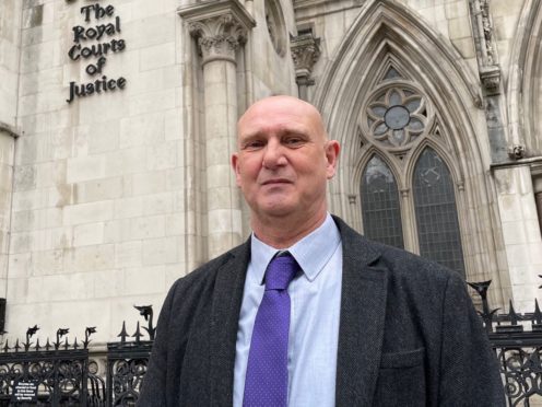 Andrew Green outside the Royal Courts of Justice in London (Jess Glass/PA)