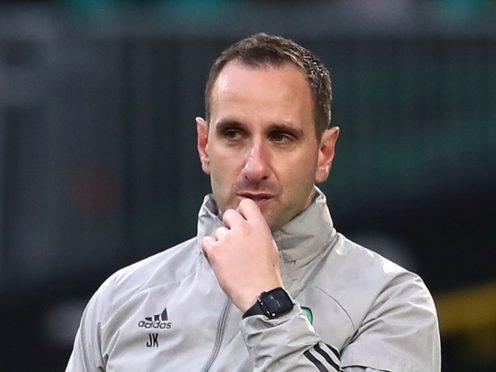 Celtic interim boss John Kennedy is looking forward to his side’s meeting with Rangers (Andrew Milligan/PA)