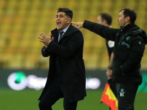 Xisco Munoz was delighted with Watford’s win at Norwich (Adam Davy/PA)