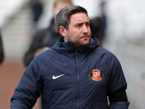 Sunderland manager Lee Johnson (Richard Sellers/PA)