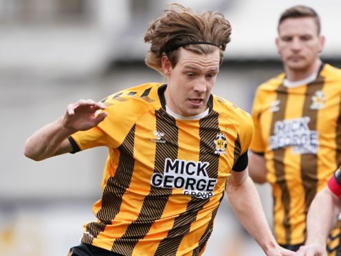 Joe Ironside book-ended the scoring (Zac Goodwin/PA)