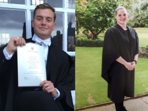 London Bridge terror attack victims Jack Merritt, 25, and Saskia Jones, 23 (Met Police/PA)