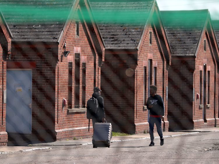 A view of Napier Barracks in Folkestone (Gareth Fuller/PA)