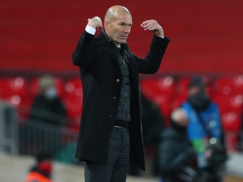 Zinedine Zidane, pictured, insists Florentino Perez knows he has his support at Real Madrid (Peter Byrne/PA)