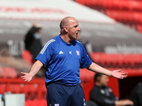 Paul Cook does not want Ipswich’s players to be criticsed (Steven Paston/PA)
