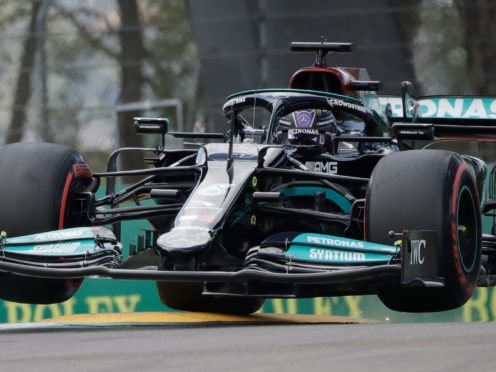 Lewis Hamilton topped the timesheets (Luca Bruno/AP)