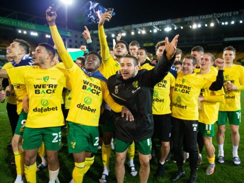 Norwich celebrated promotion back to the Premier League (Matthew Usher/Norwich)