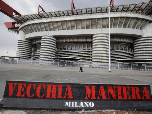 The San Siro is the home of AC and Inter Milan (Luca Bruno/AP).
