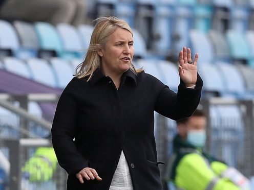 Chelsea manager Emma Hayes claimed she hated every minute of the second half as her side managed to hold on to the Women’s Super League top spot with a hard-fought 2-2 draw at Manchester City (Martin Rickett/PA)